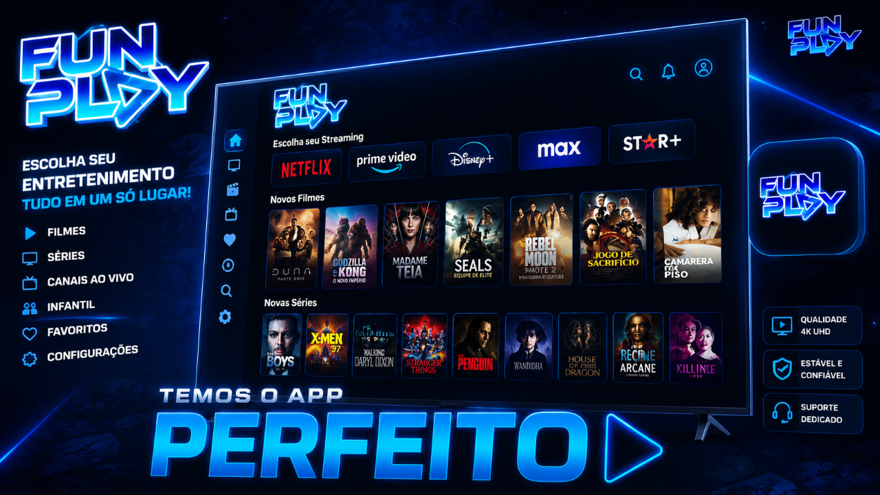 FUNPLAY — o app perfeito para reproduzir listas M3U